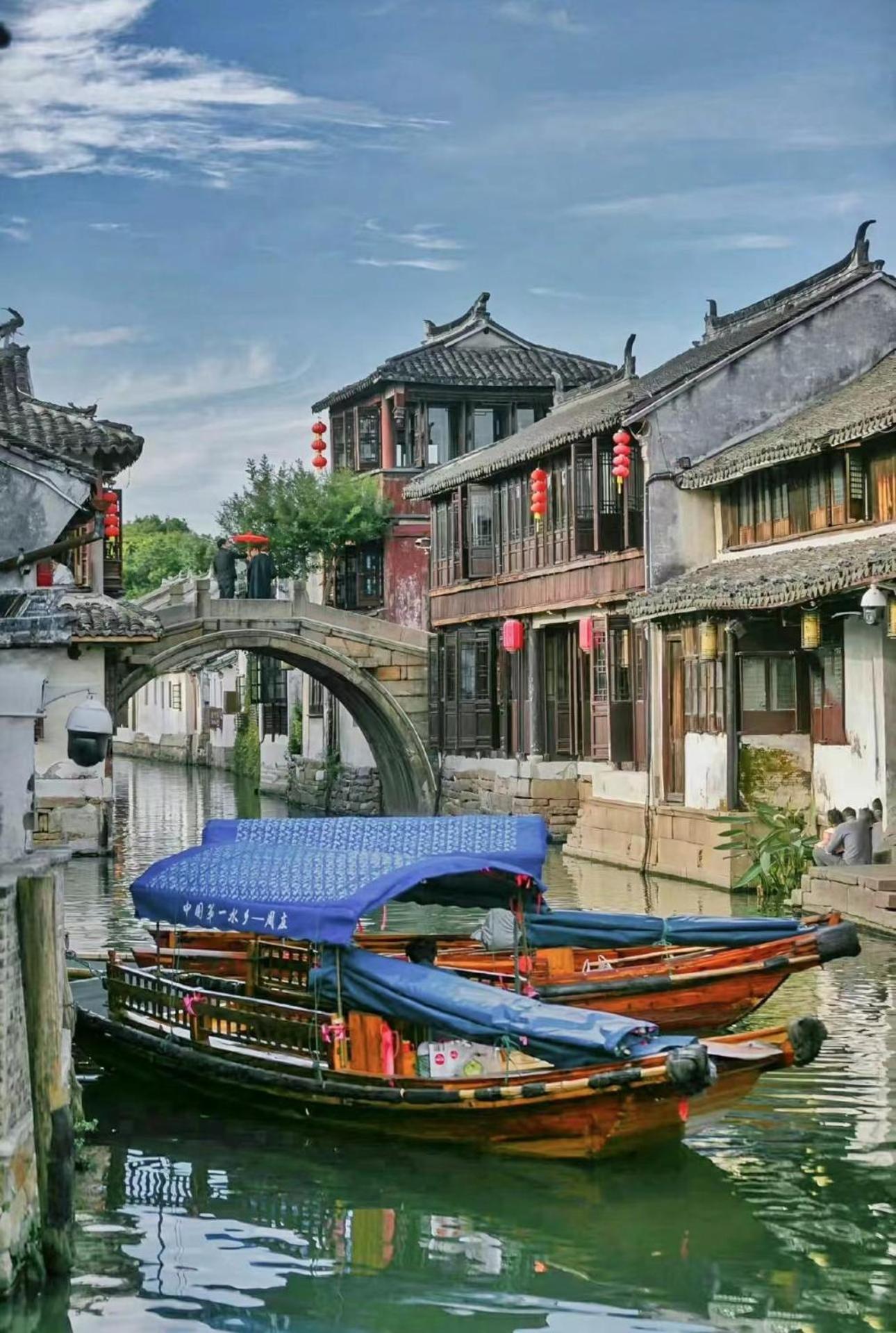 Suzhou Zhouzhuang Slowlife River View Lnn 곤산 외부 사진